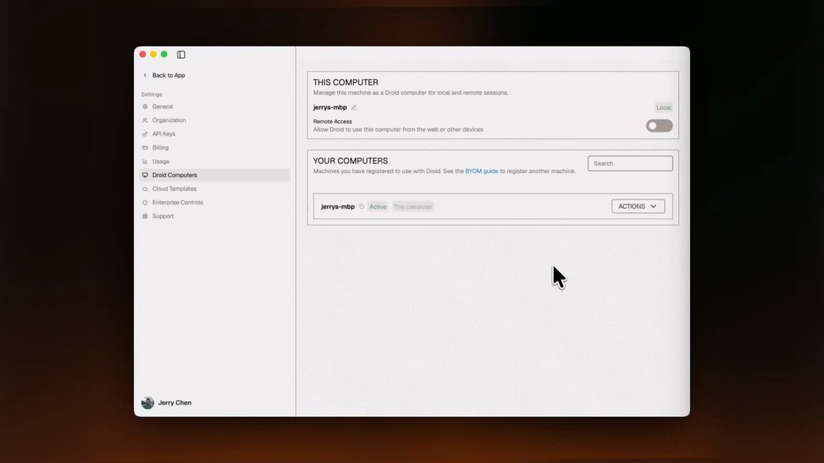 Factory desktop app overview